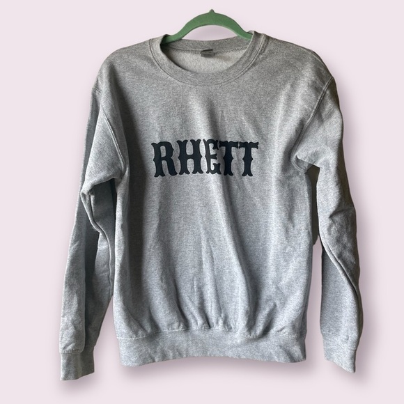 Gildan Thomas Rhett Grey Long Sleeve Sweatshirt - Picture 1 of 6